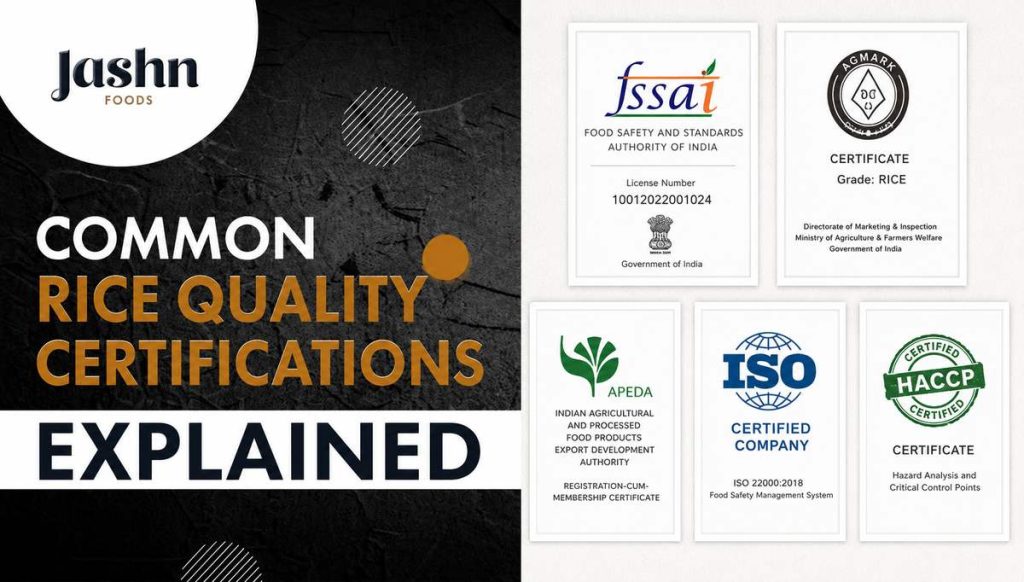Common Rice Quality Certifications Explained