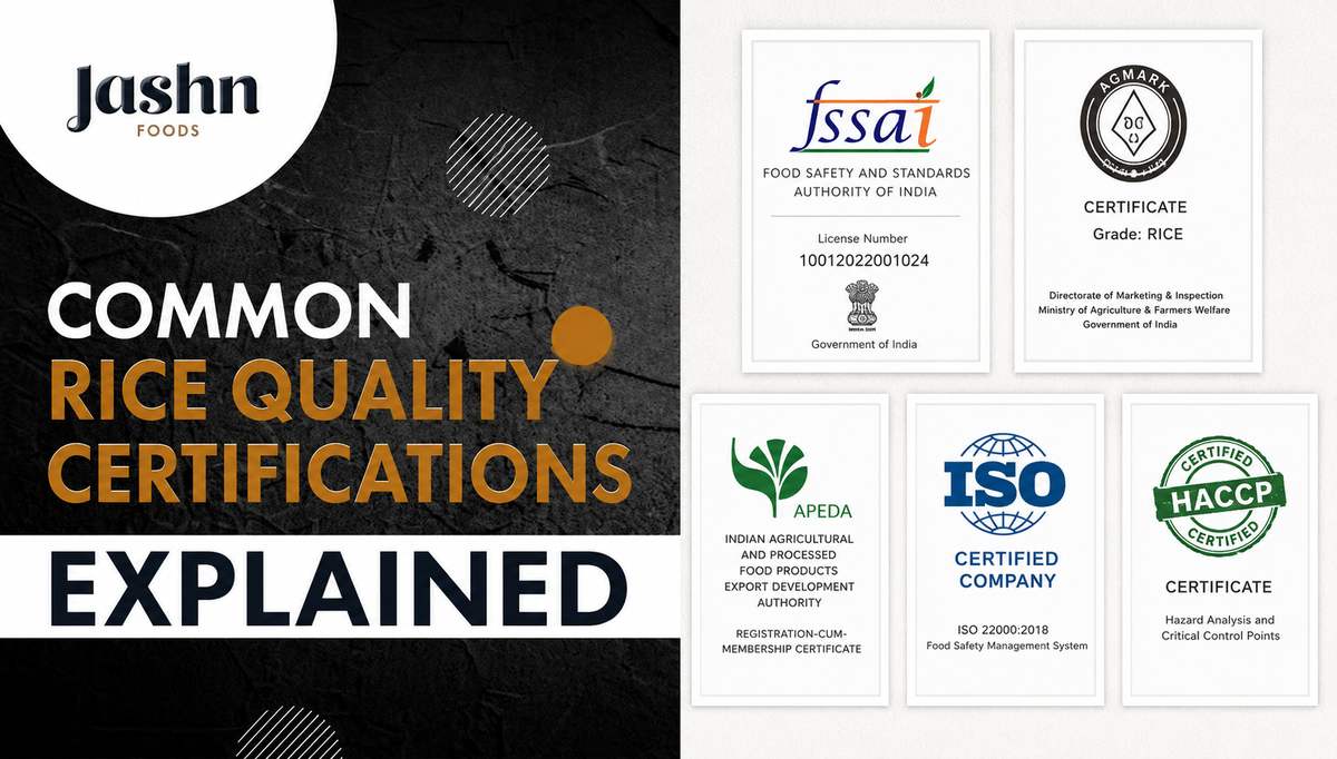 Common Rice Quality Certifications Explained