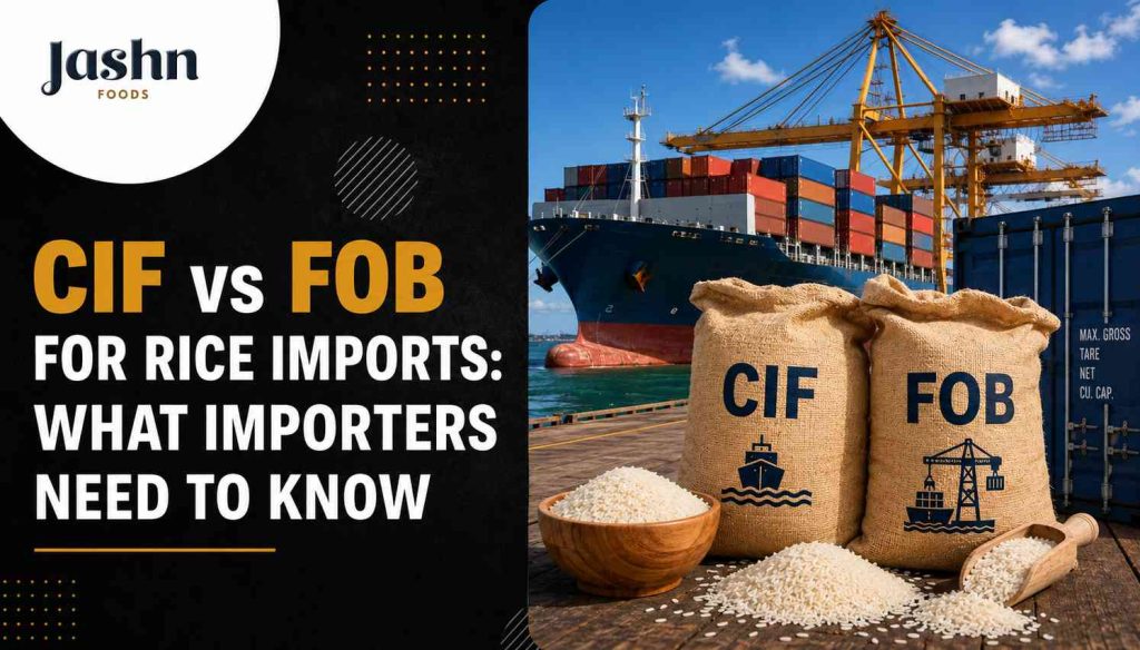 CIF vs FOB for Rice Imports What Importers Need to Know