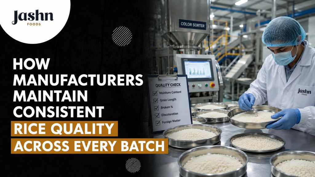 How Manufacturers Maintain Consistent Rice Quality Across Every Batch